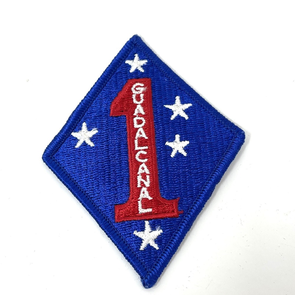 WWII First 1st USMC Marine Corps Division Guadalcanal Patch‎